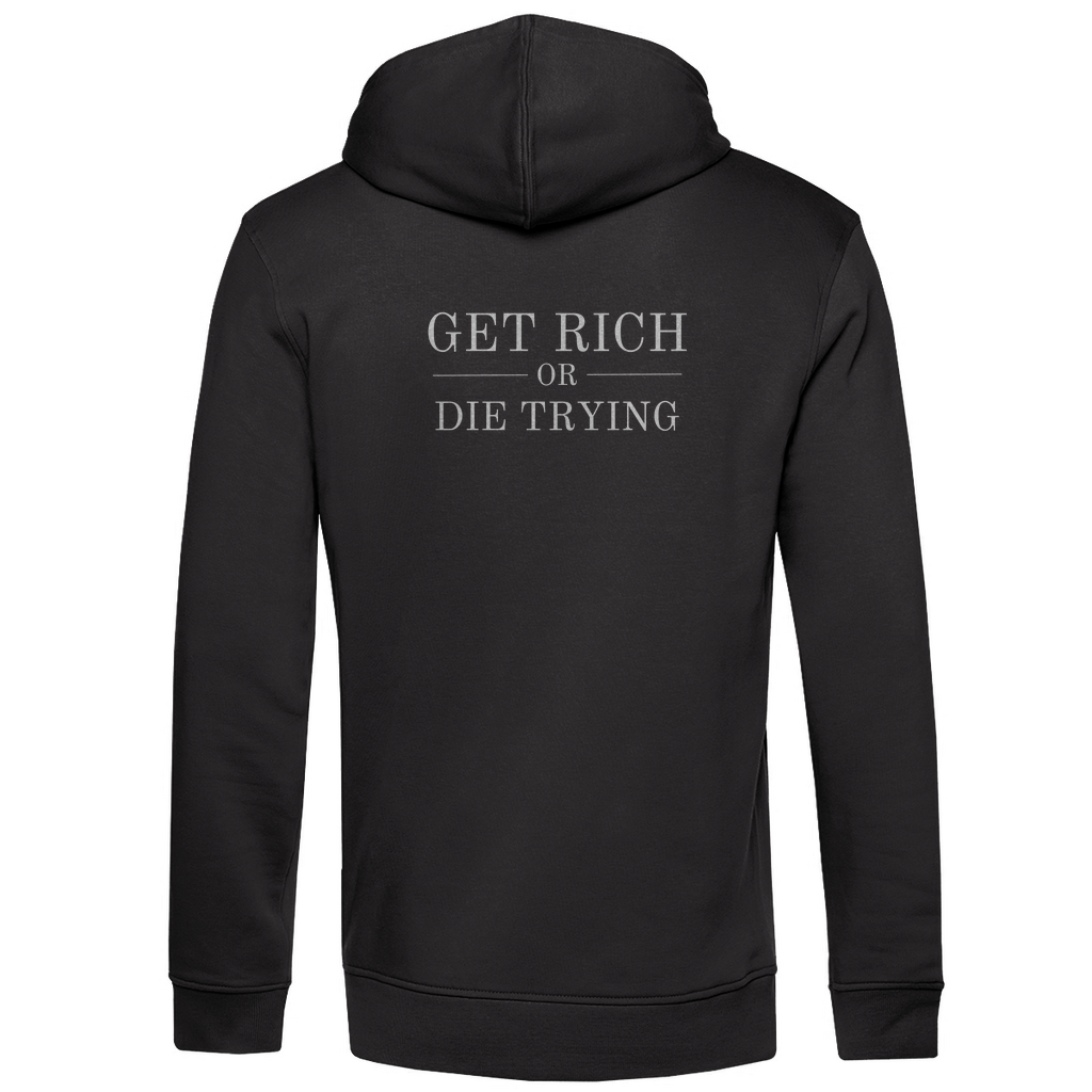 Herren Premium Bio Hoodie Get Rich Or Die Trying