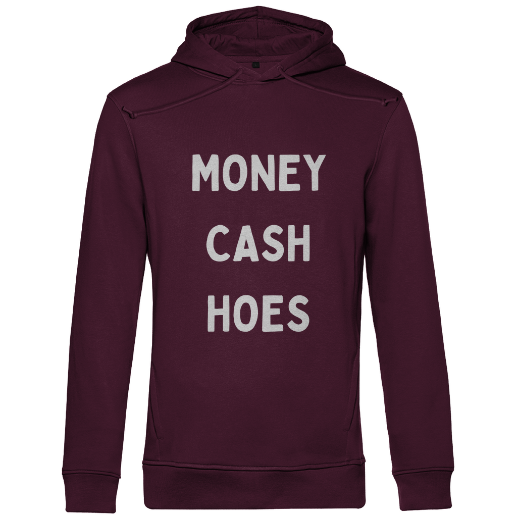 Herren Premium Bio Hoodie Cash, Money, Hoes