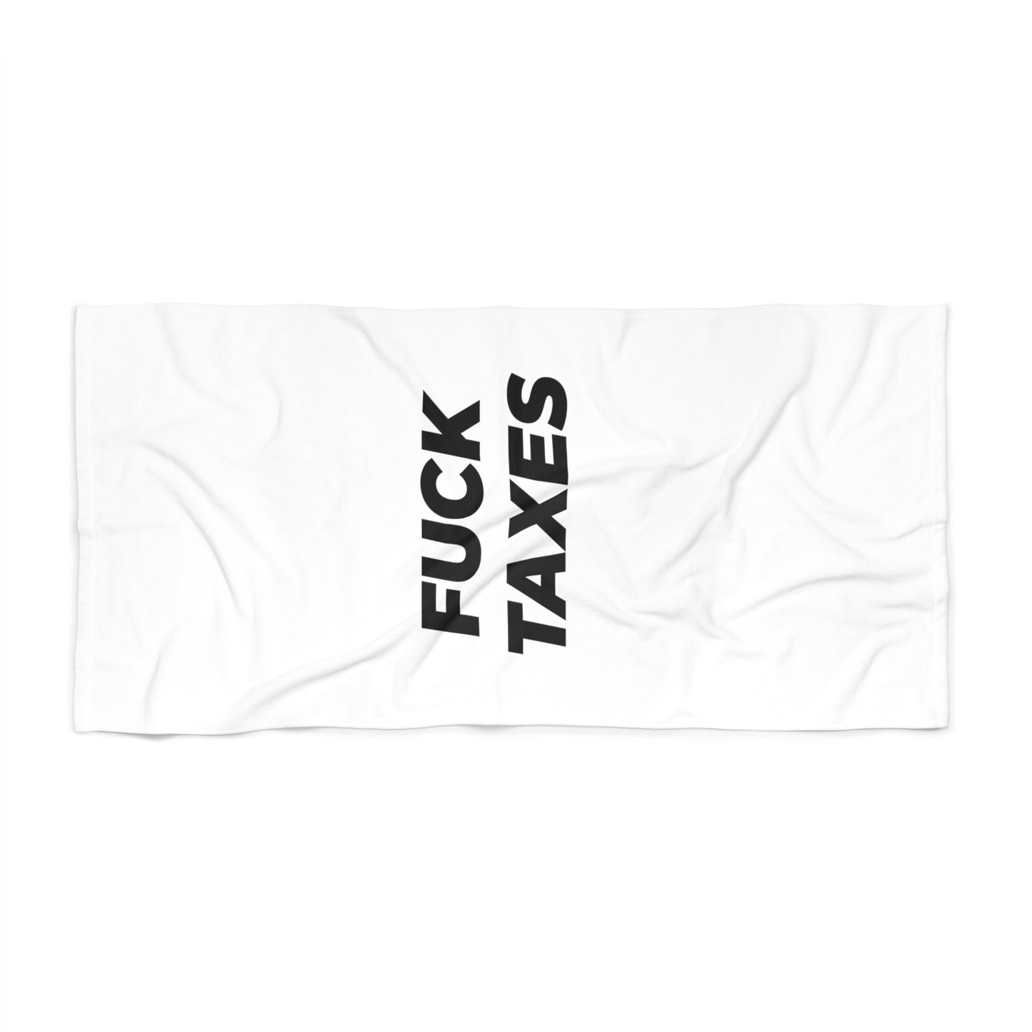 Fuck Taxes | Steuer Strandtuch - BWL.Breitseite