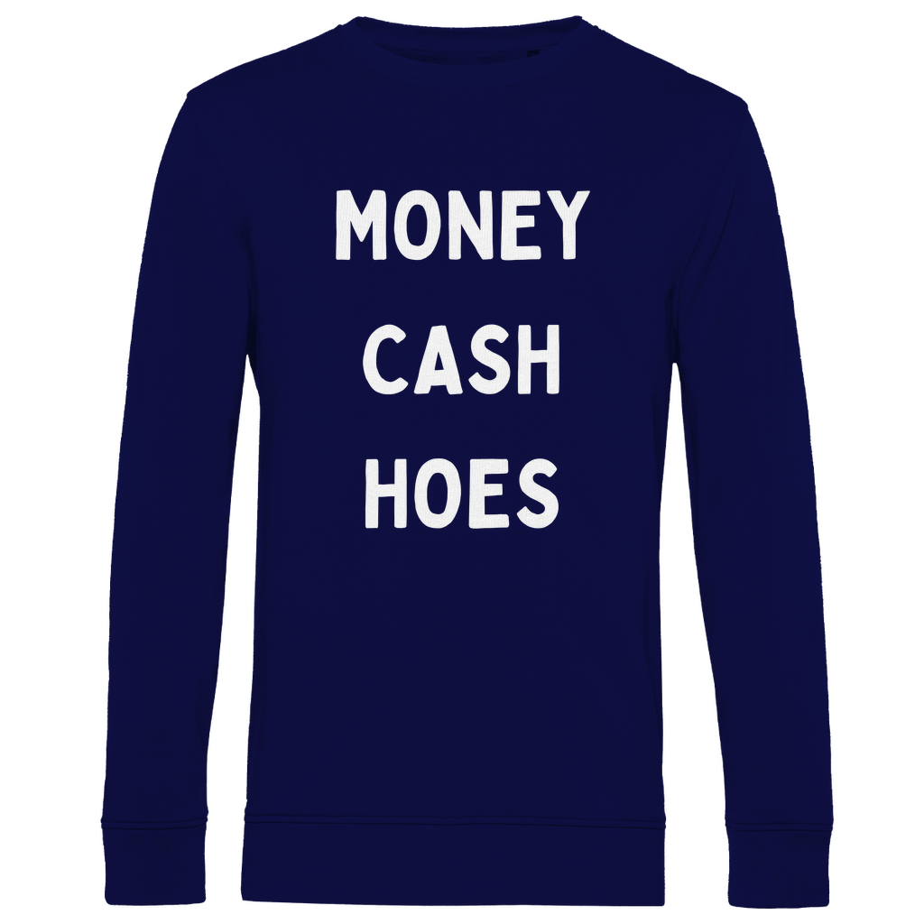 Herren Premium Bio Sweatshirt Money, Cash, Hoes