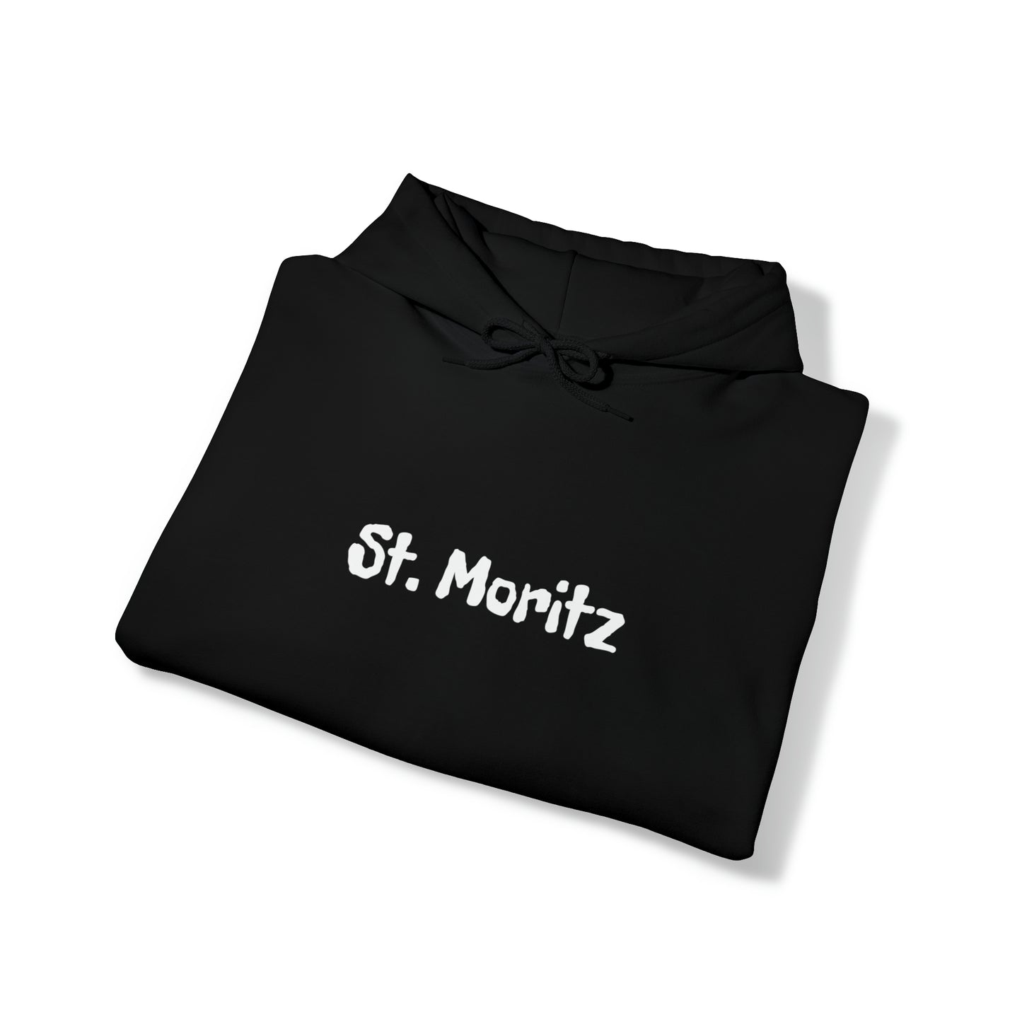 St. Moritz white Font | Highperformer Hooded Sweatshirt