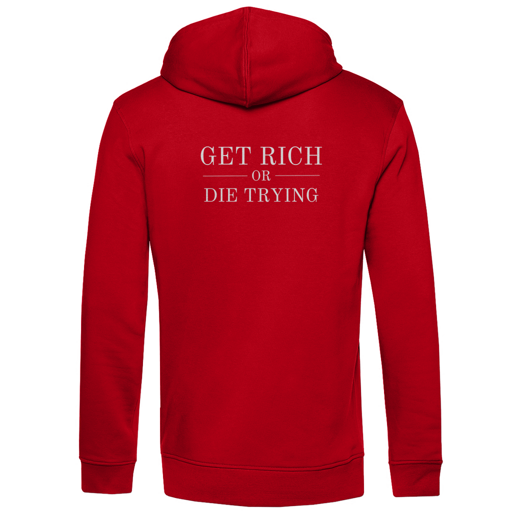 Herren Premium Bio Hoodie Get Rich Or Die Trying
