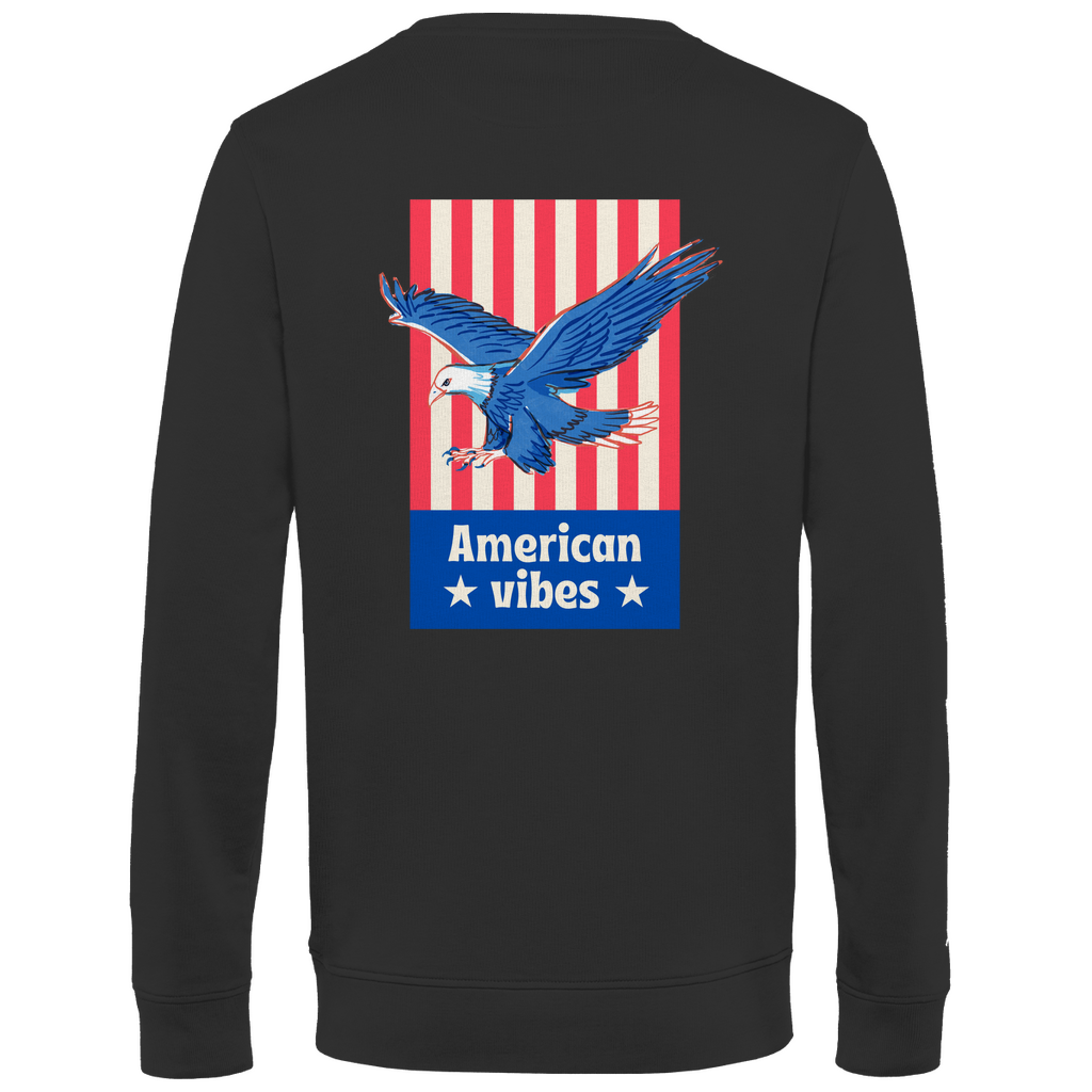 Herren Premium Bio Sweatshirt American Vibes