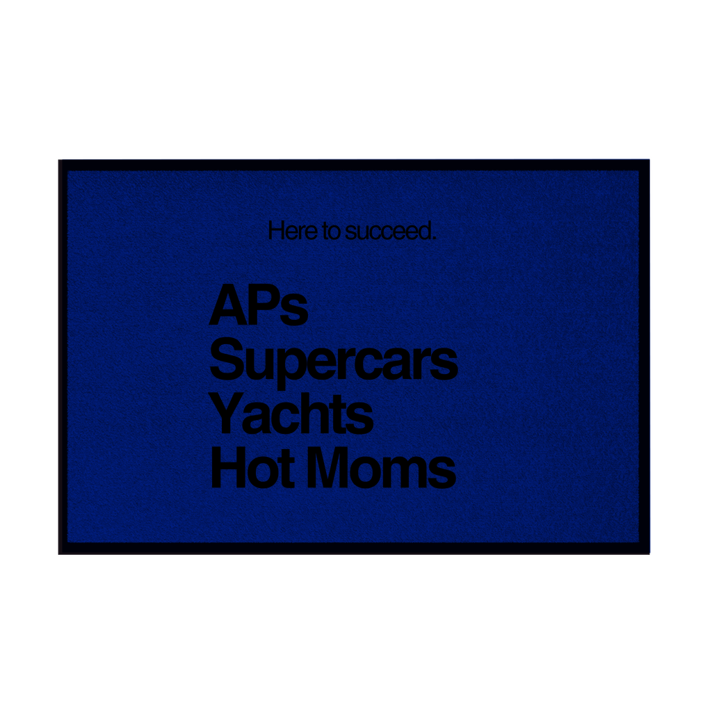 Fußmatte mit Gummirand AP´s, Supercars, Yachts, Hot Moms