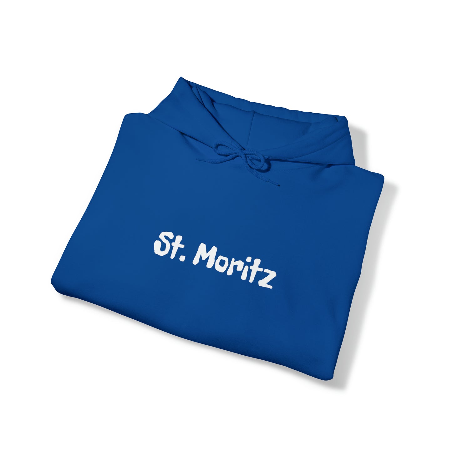 St. Moritz white Font | Highperformer Hooded Sweatshirt