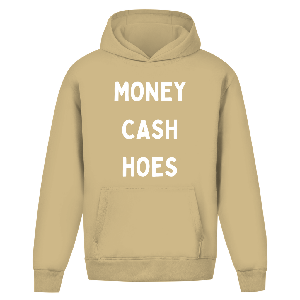 Oversize Hoodie Ohne Kordel Money, Cash, Hoes