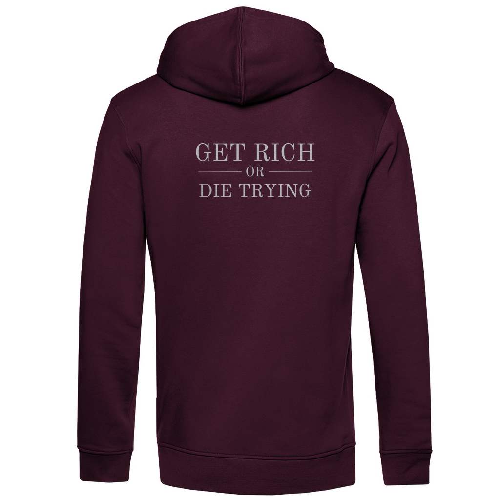 Herren Premium Bio Hoodie Get Rich Or Die Trying