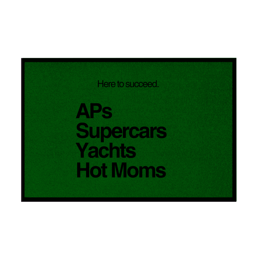 Fußmatte mit Gummirand AP´s, Supercars, Yachts, Hot Moms