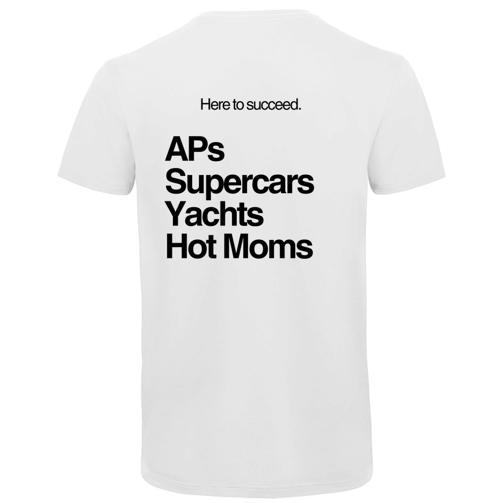 Herren Premium Bio V-Neck T-Shirt AP´s, Supercars, Yachts, Hot Moms