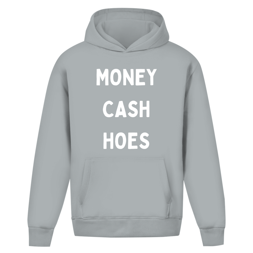 Oversize Hoodie Ohne Kordel Money, Cash, Hoes