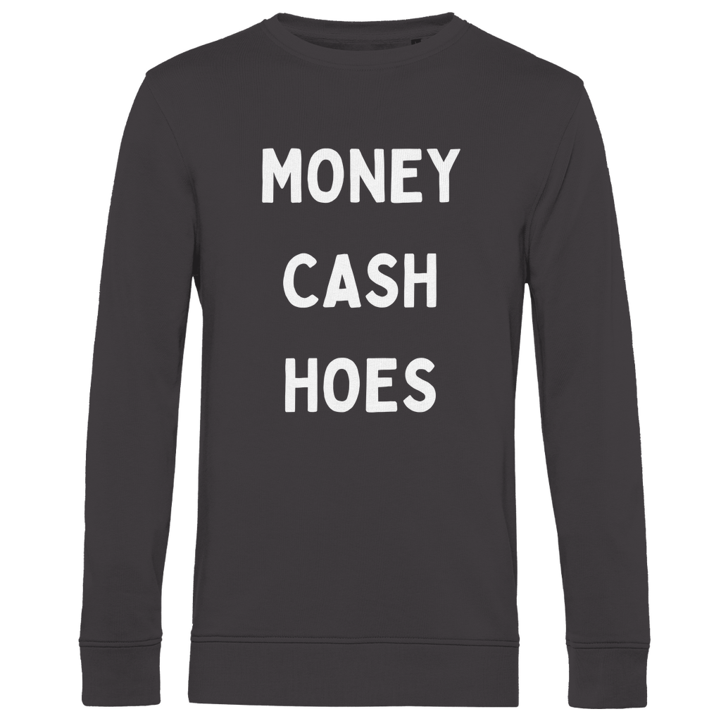 Herren Premium Bio Sweatshirt Money, Cash, Hoes