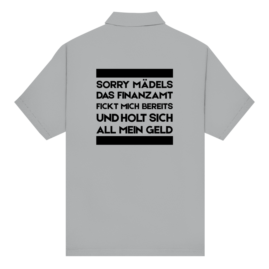 Unisex Poloshirt Sorry Mädels