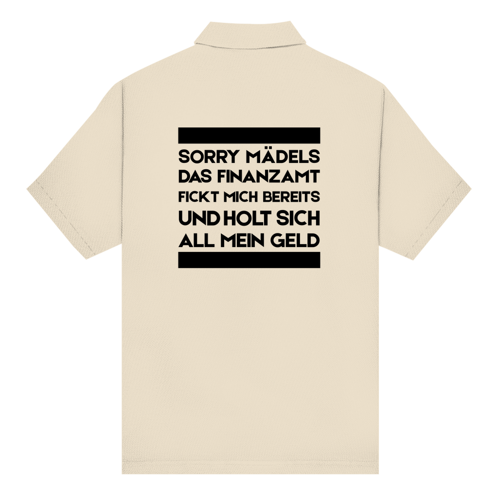 Unisex Poloshirt Sorry Mädels