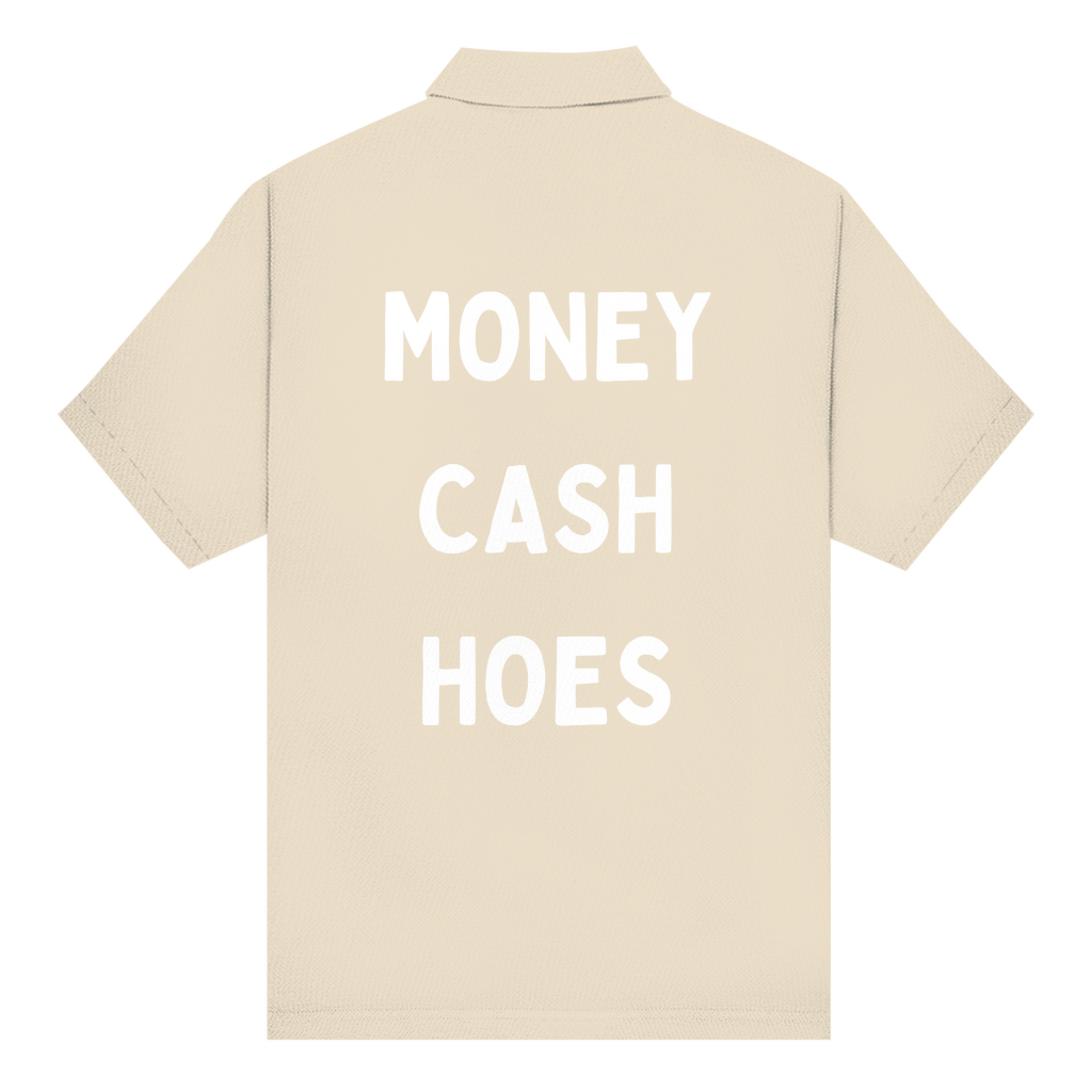 Unisex Poloshirt Cash, Money, Hoes