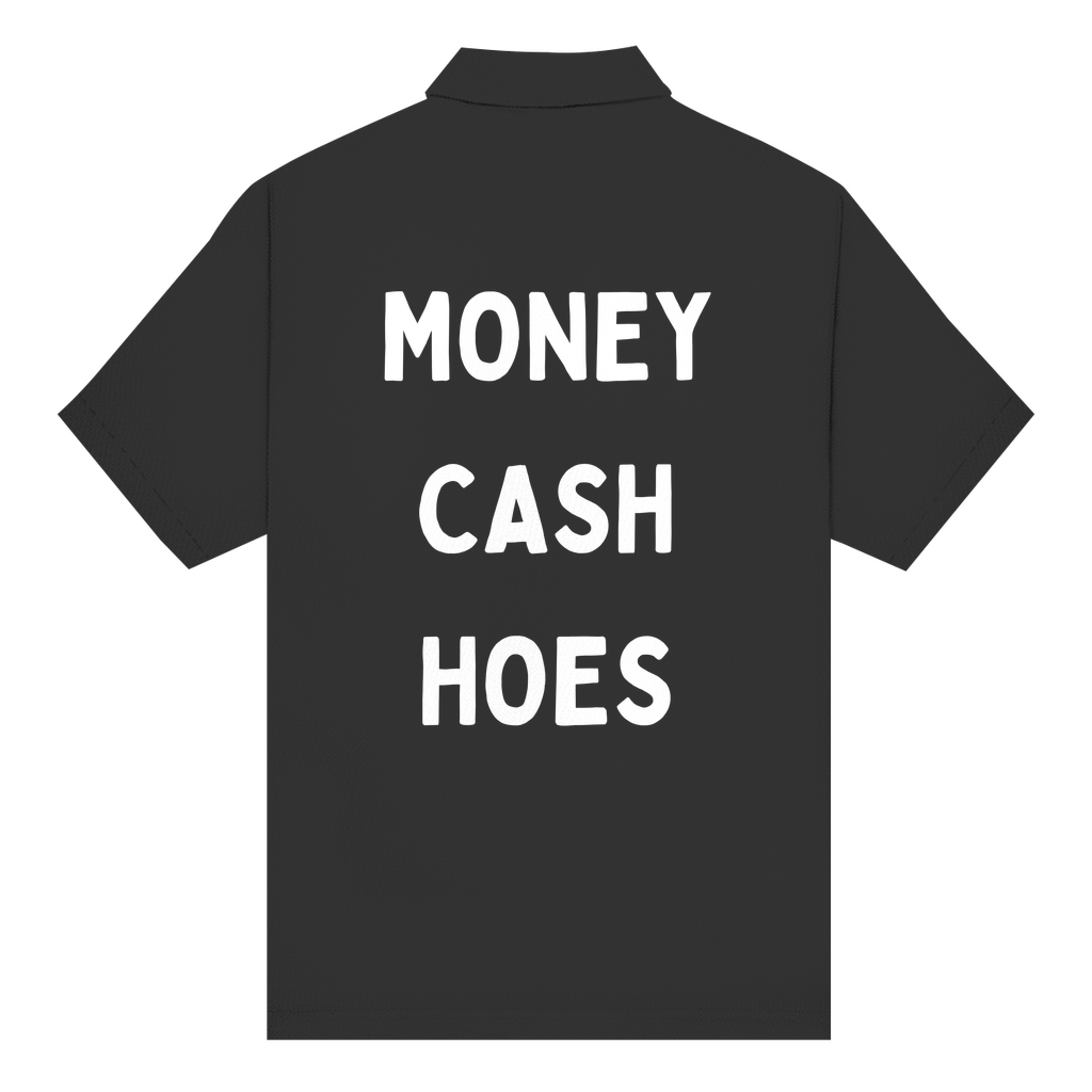 Unisex Poloshirt Cash, Money, Hoes