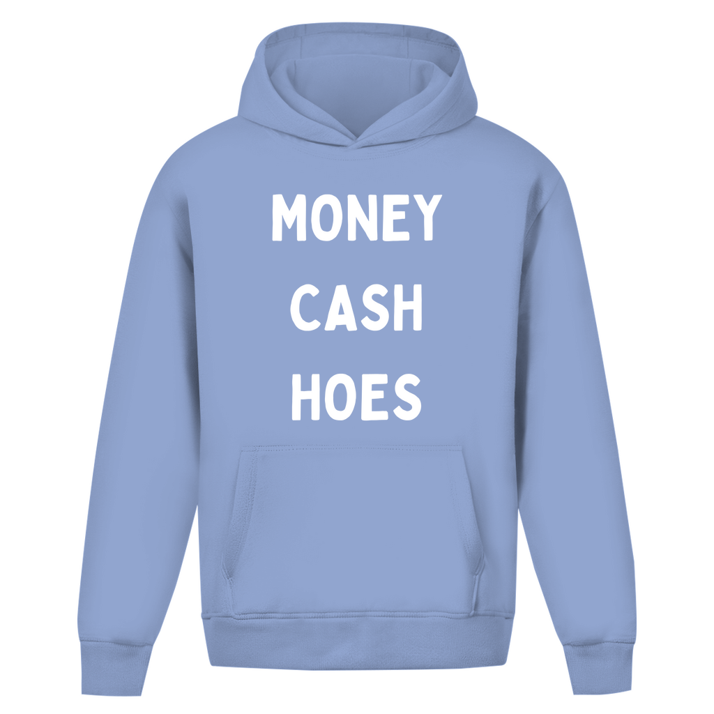 Oversize Hoodie Ohne Kordel Money, Cash, Hoes