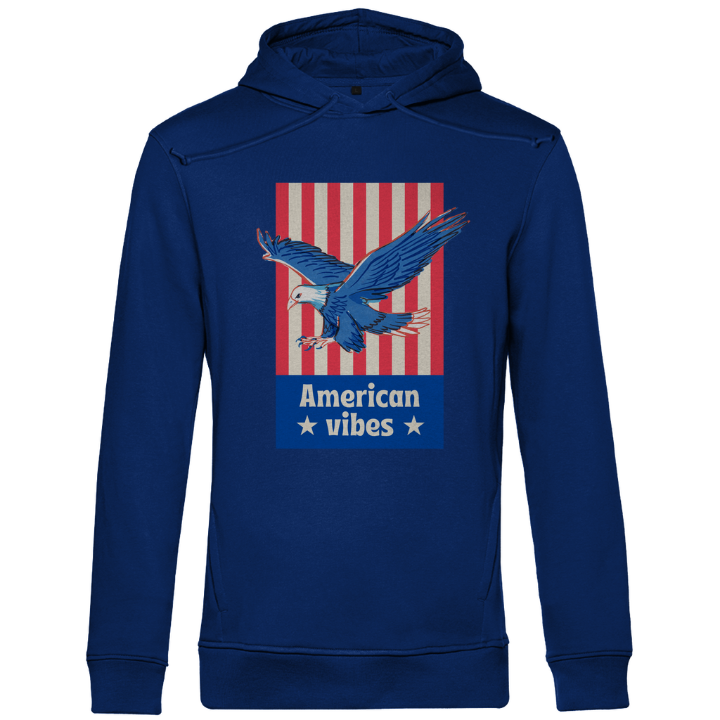 Herren Premium Bio Hoodie American Vibes