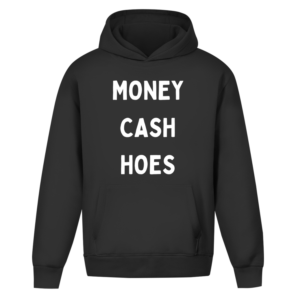 Oversize Hoodie Ohne Kordel Money, Cash, Hoes