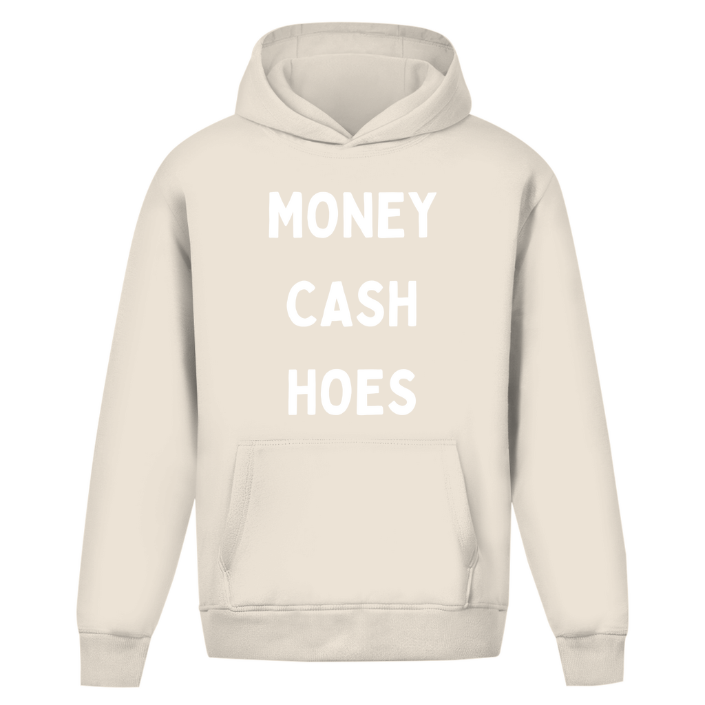 Oversize Hoodie Ohne Kordel Money, Cash, Hoes