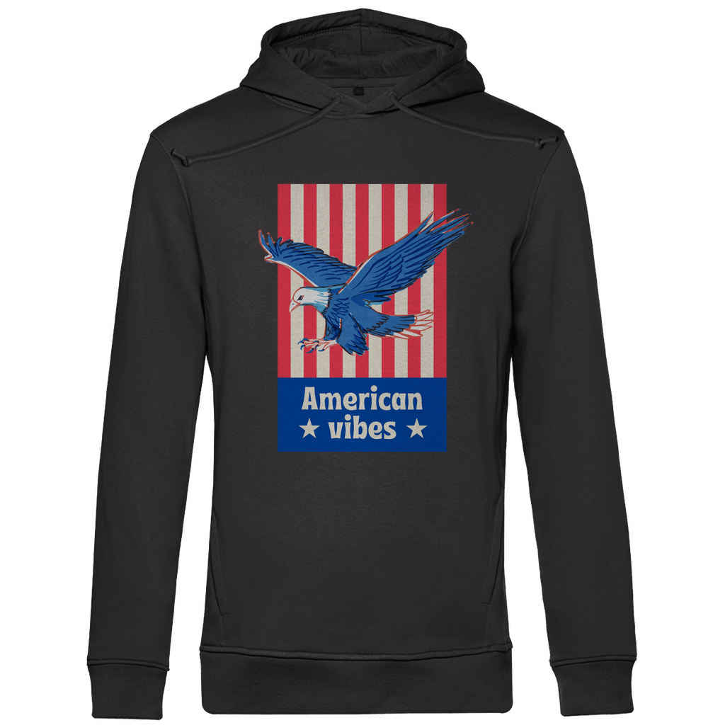 Herren Premium Bio Hoodie American Vibes