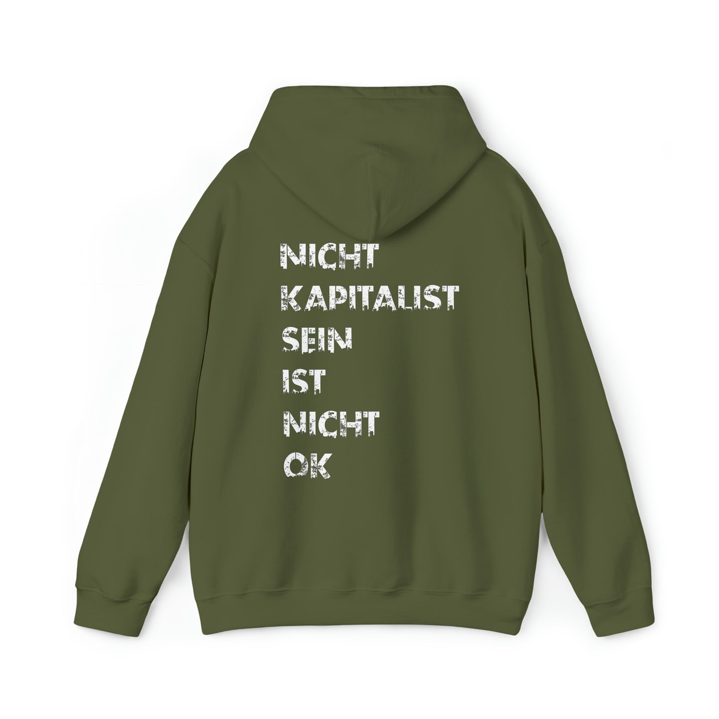 Nicht Kapitalist sein ist nicht ok! | Highperformer Hooded Sweatshirt