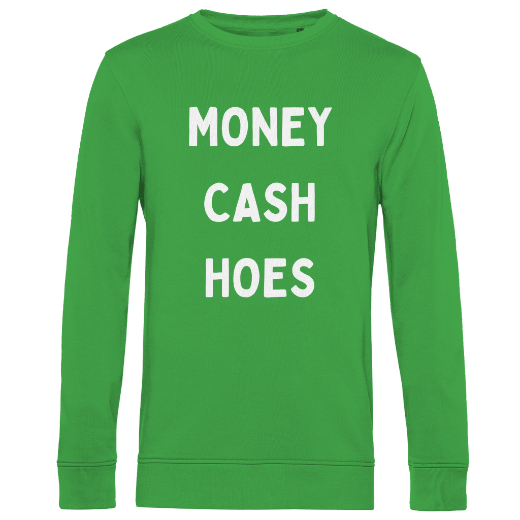 Herren Premium Bio Sweatshirt Money, Cash, Hoes