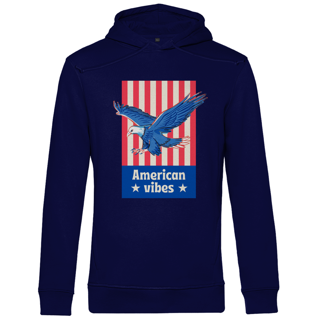 Herren Premium Bio Hoodie American Vibes