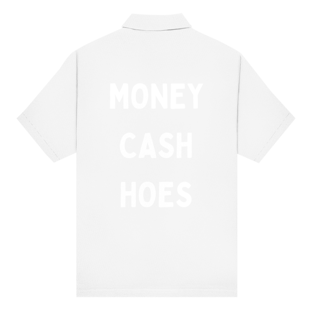 Unisex Poloshirt Cash, Money, Hoes