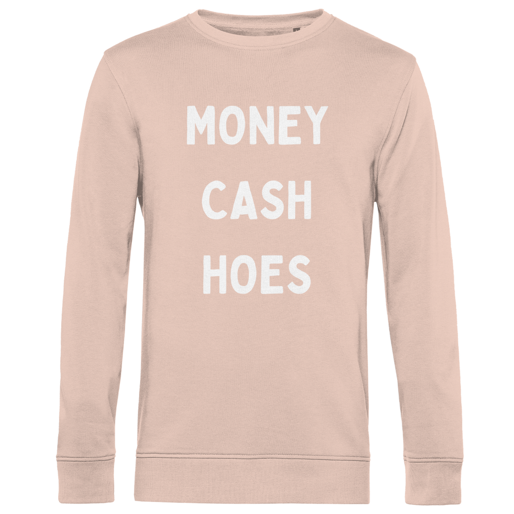 Herren Premium Bio Sweatshirt Money, Cash, Hoes