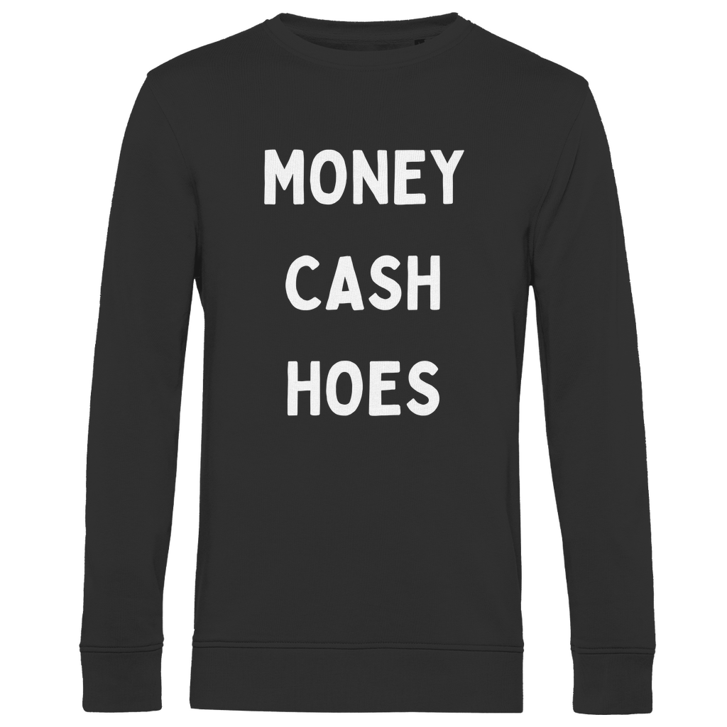 Herren Premium Bio Sweatshirt Money, Cash, Hoes