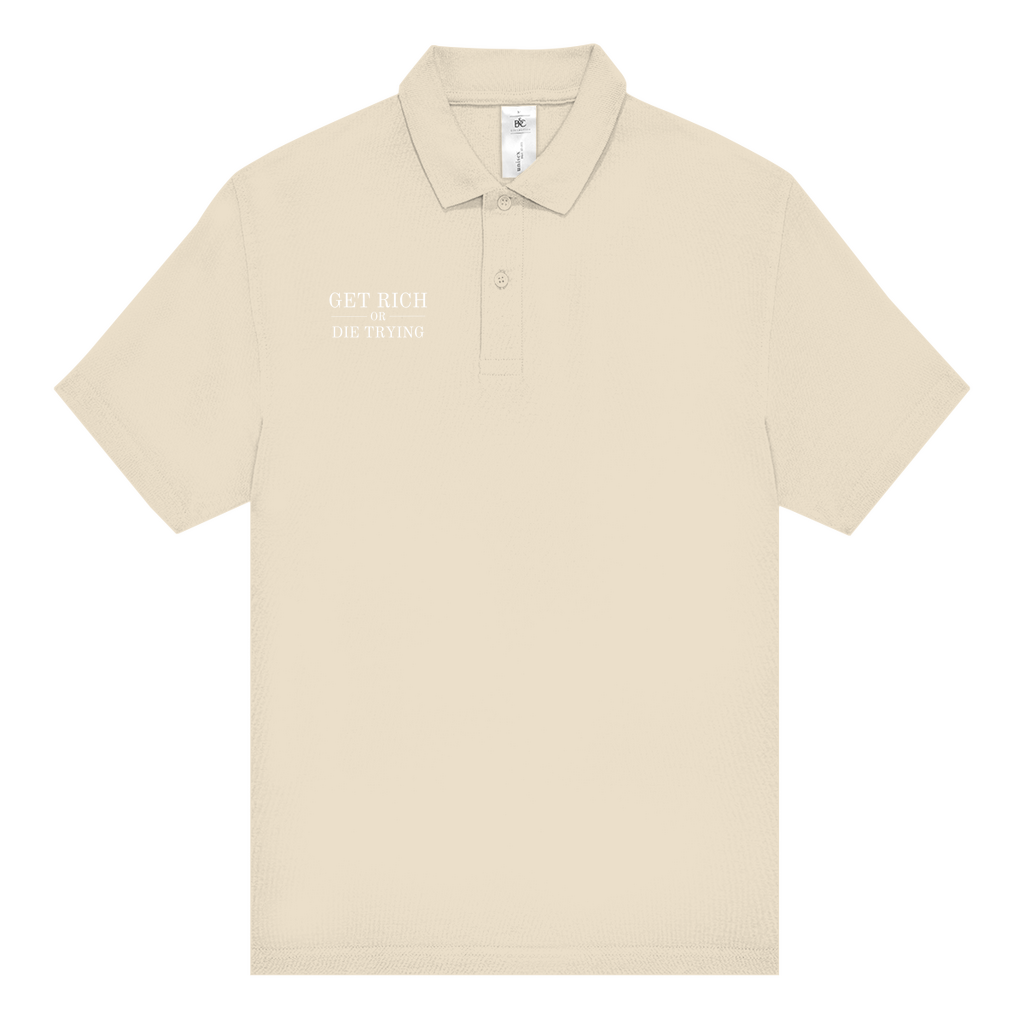 Unisex Poloshirt Get Rich Or Die Trying