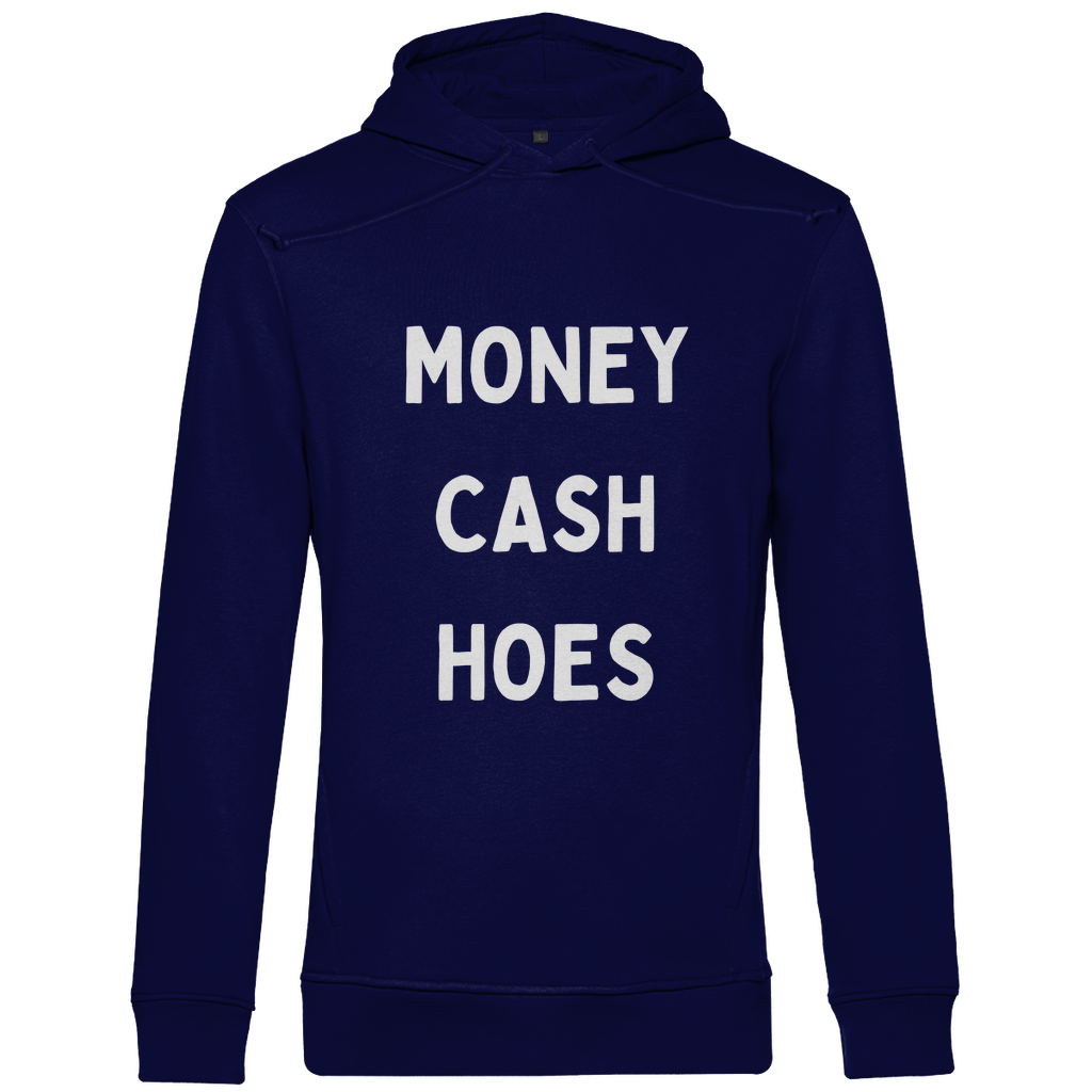 Herren Premium Bio Hoodie Cash, Money, Hoes