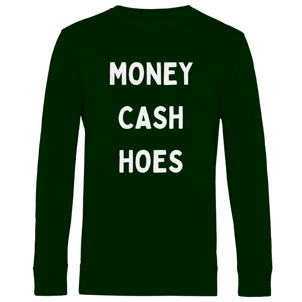 Herren Premium Bio Sweatshirt Money, Cash, Hoes