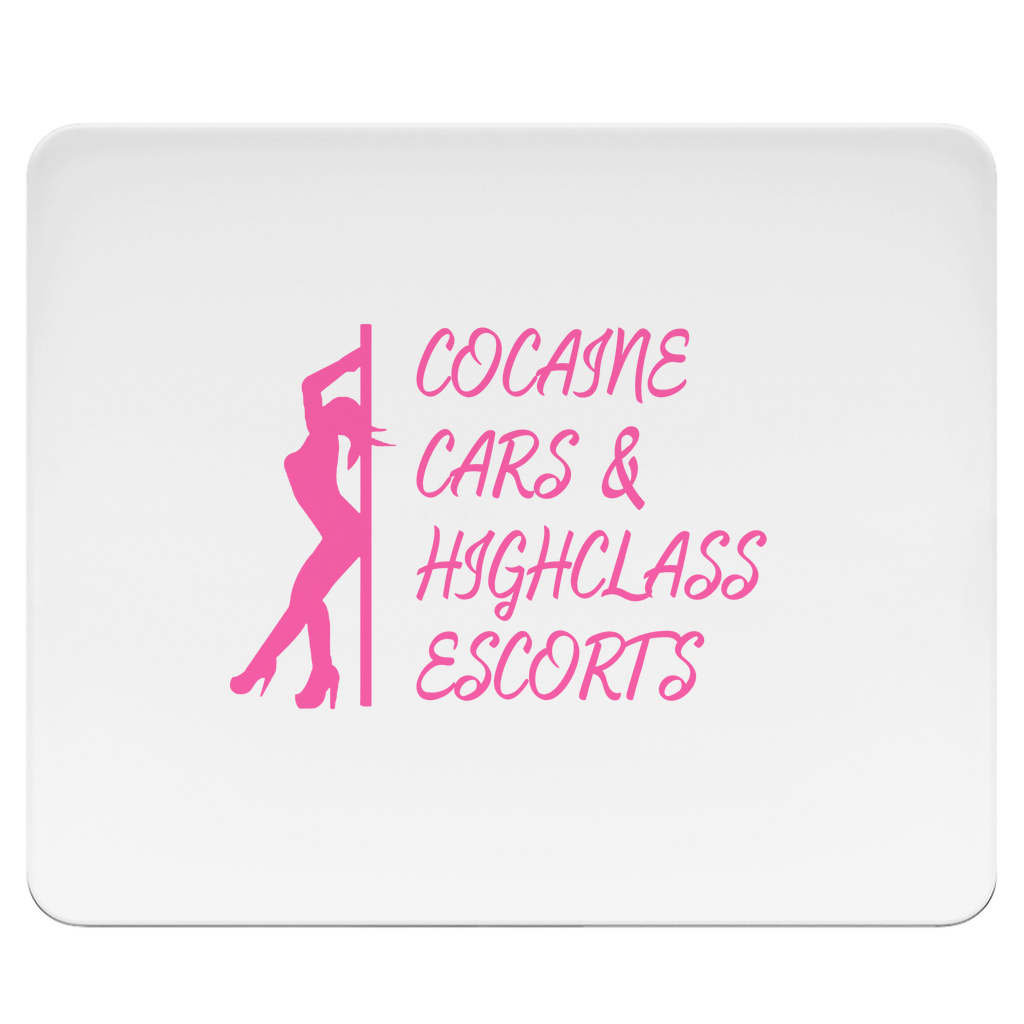 Mousepad Cocaine Cars & Highclass Escorts