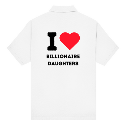 Unisex Poloshirt I Love Billionaire Daughters