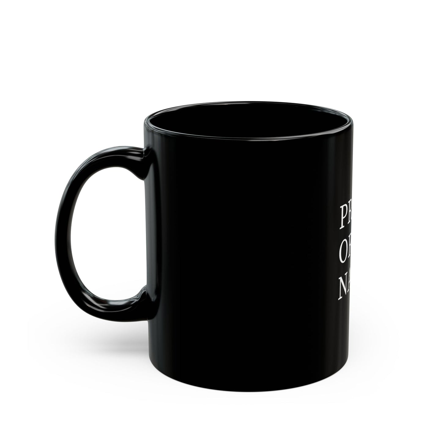 Prada or Nada. | Schwarze Tasse