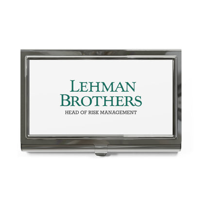 Lehman Brothers | Business Card Holder - BWL.Breitseite