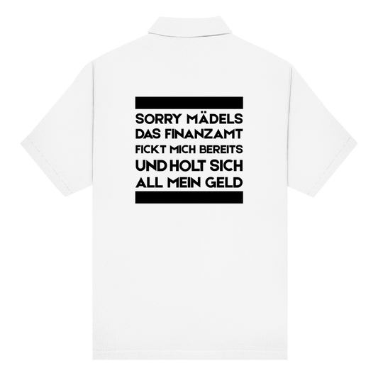 Unisex Poloshirt Sorry Mädels