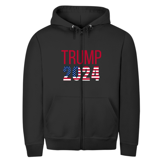 Herren Zipper Hoodie Trump 2024 Edition