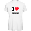 Herren Premium Bio T-Shirt I Love Billionaire Daughters