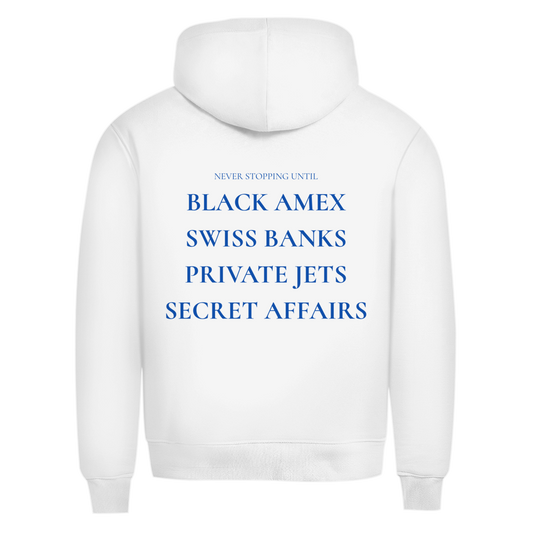 Herren Premium Bio Hoodie Never Stopping Until...