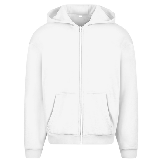 Herren Oversize Zipper Hoodie Never Stopping Until...