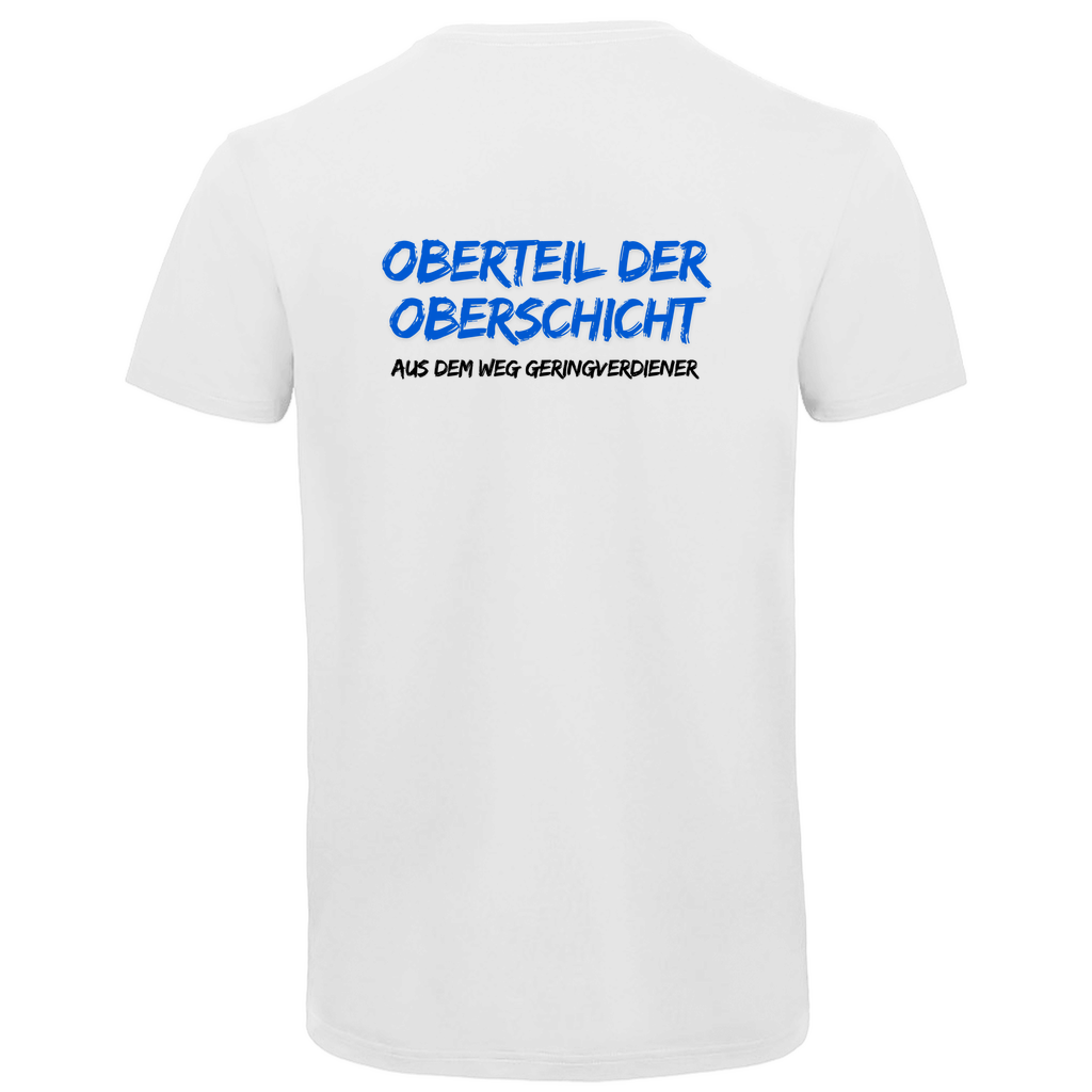 Herren Premium Bio V-Neck T-Shirt Oberteil der Oberschicht