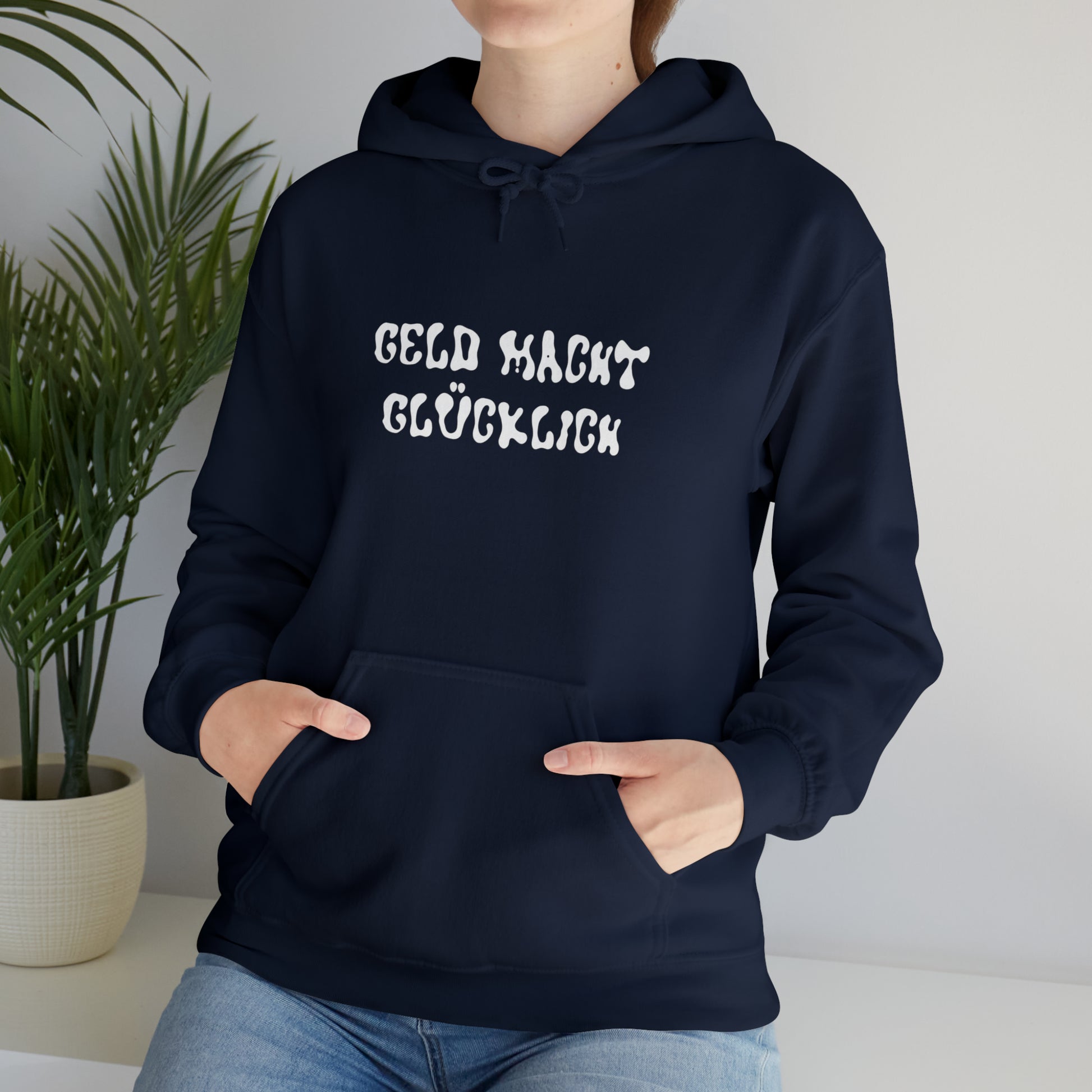 Geld macht glücklich | Hooded Sweatshirt - BWL.Breitseite