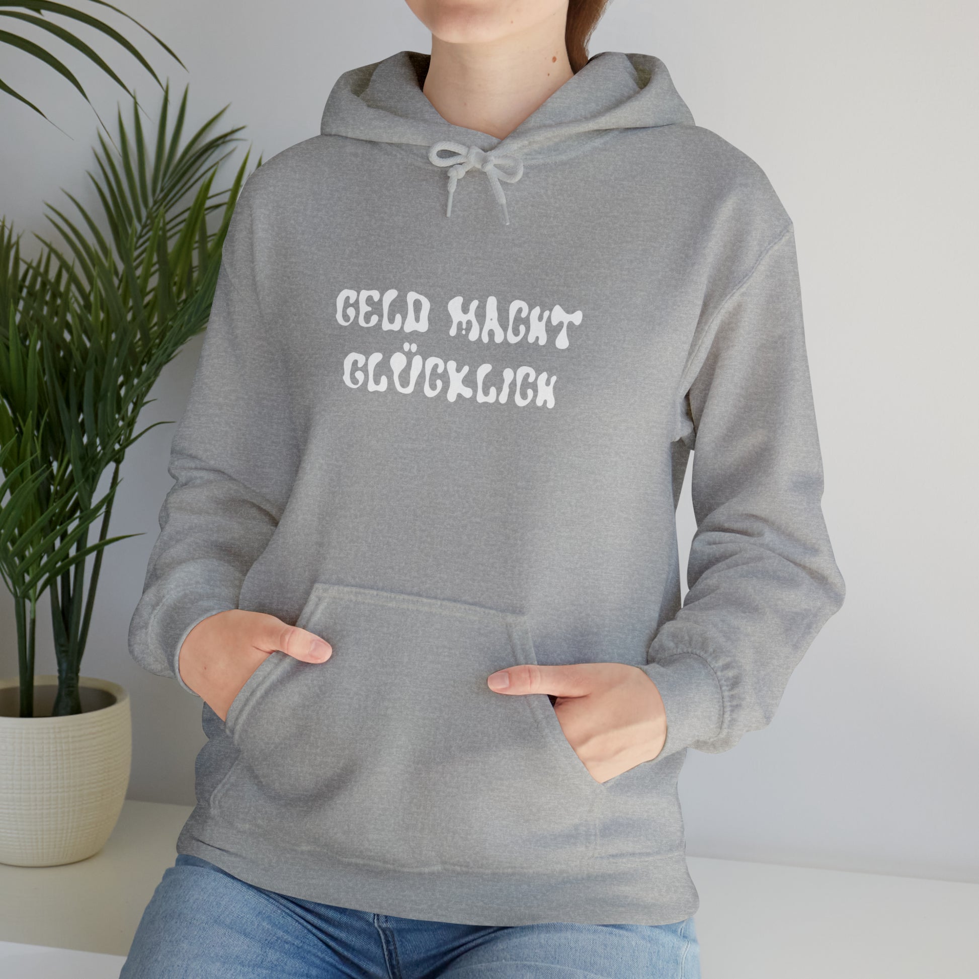 Geld macht glücklich | Hooded Sweatshirt - BWL.Breitseite