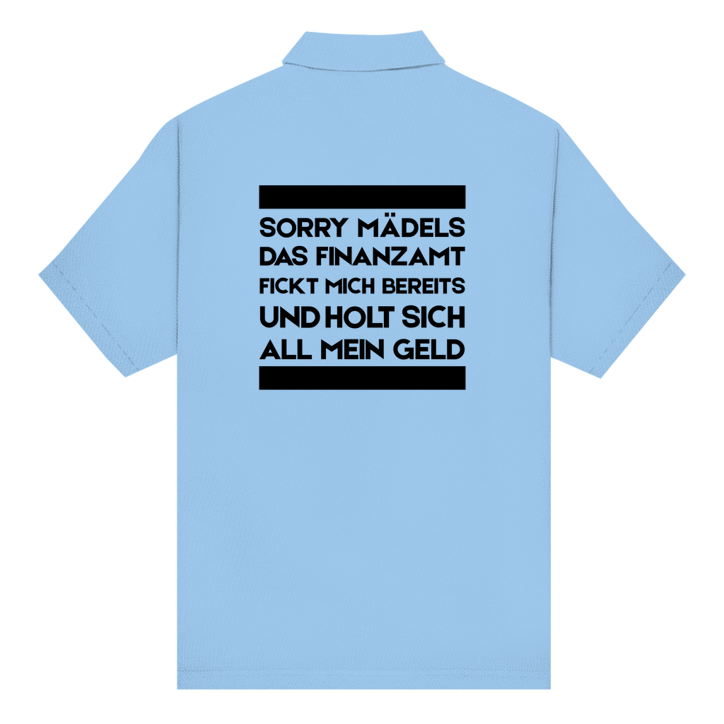 Unisex Poloshirt Sorry Mädels