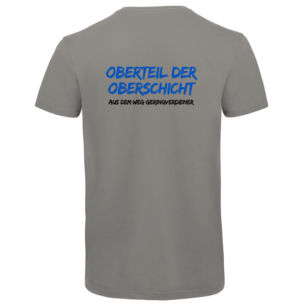 Herren Premium Bio V-Neck T-Shirt Oberteil der Oberschicht