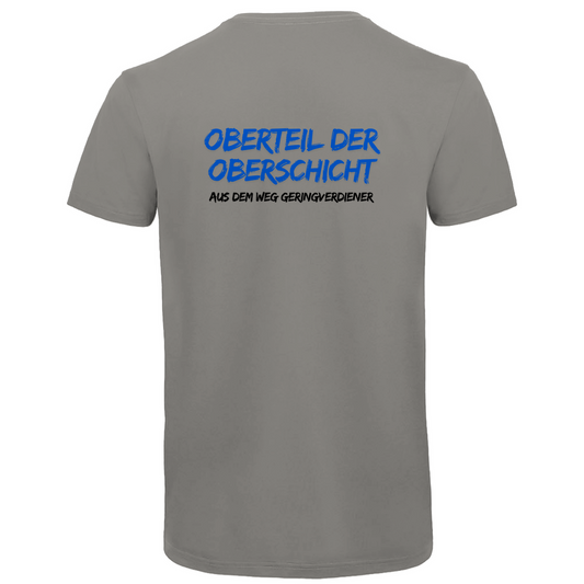 Herren Premium Bio V-Neck T-Shirt Oberteil der Oberschicht