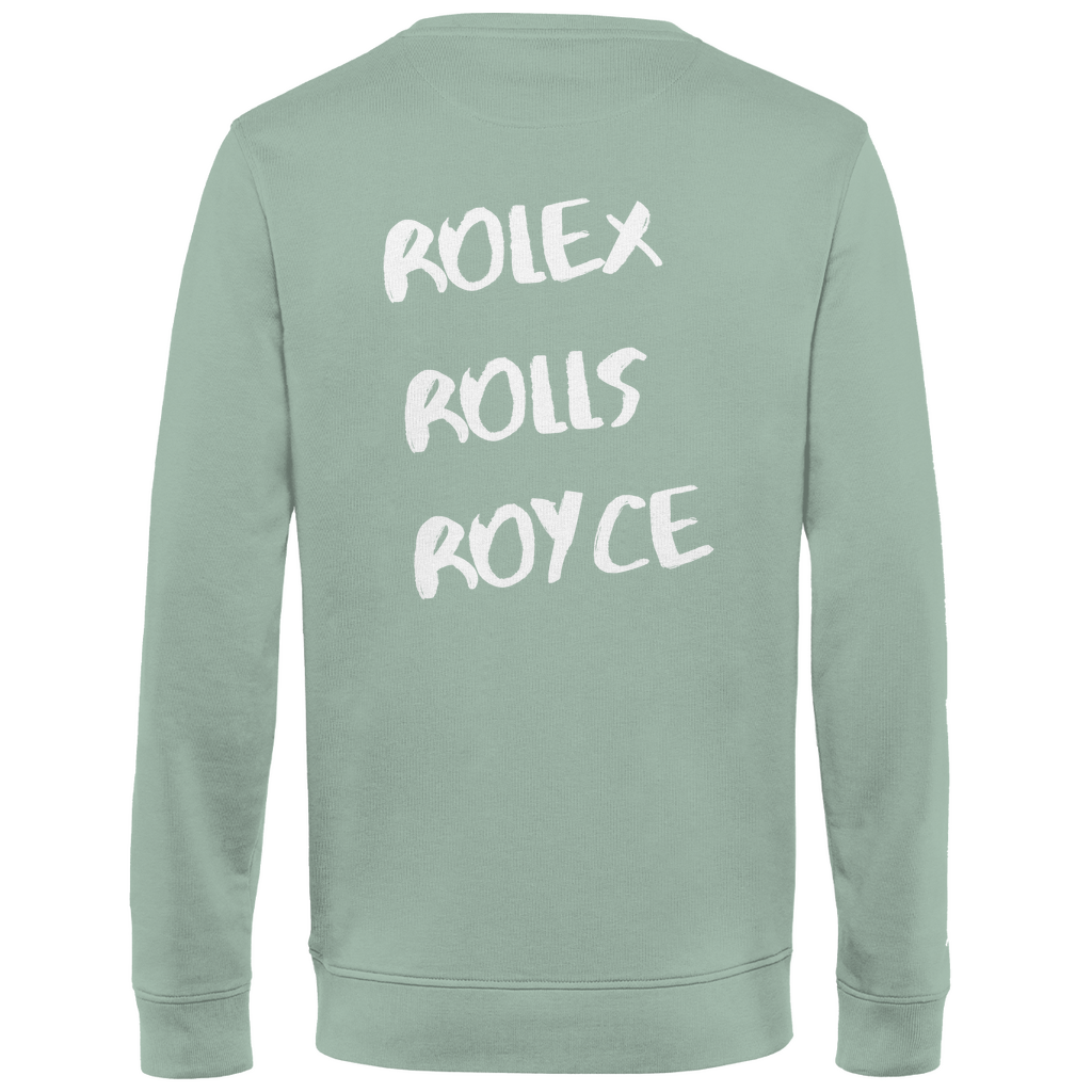 Herren Premium Bio Sweatshirt Rolex Rolls Royce