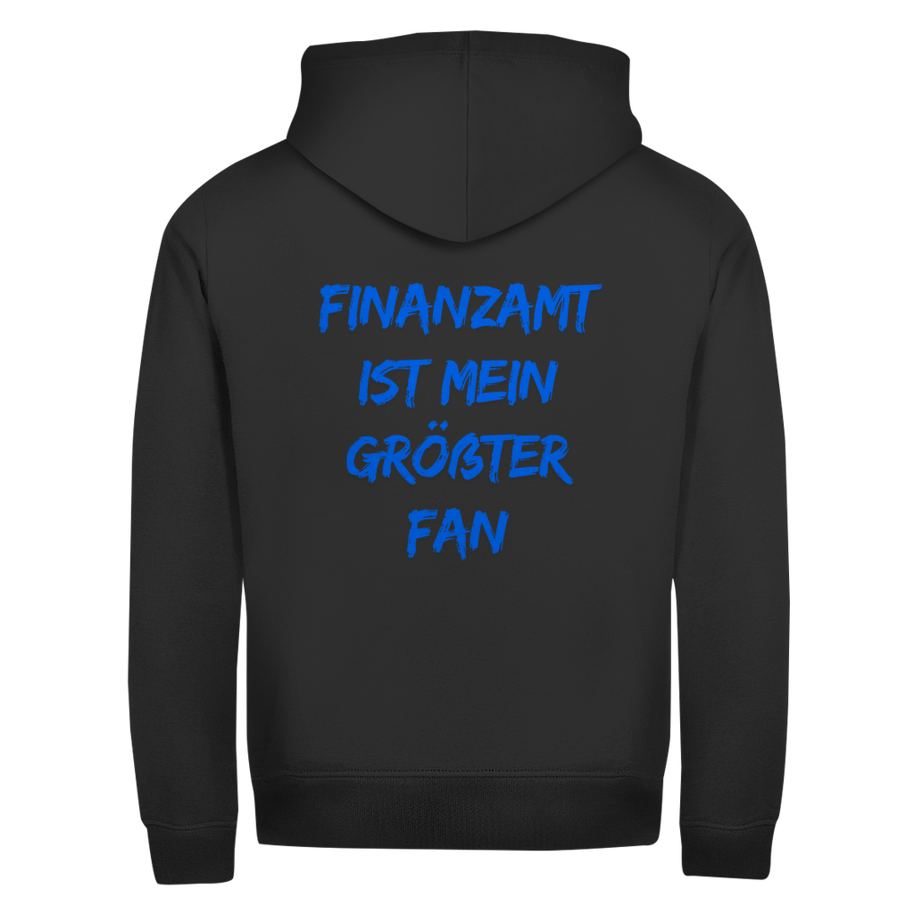 Herren Zipper Hoodie Finanzamt ist mein größter Fan